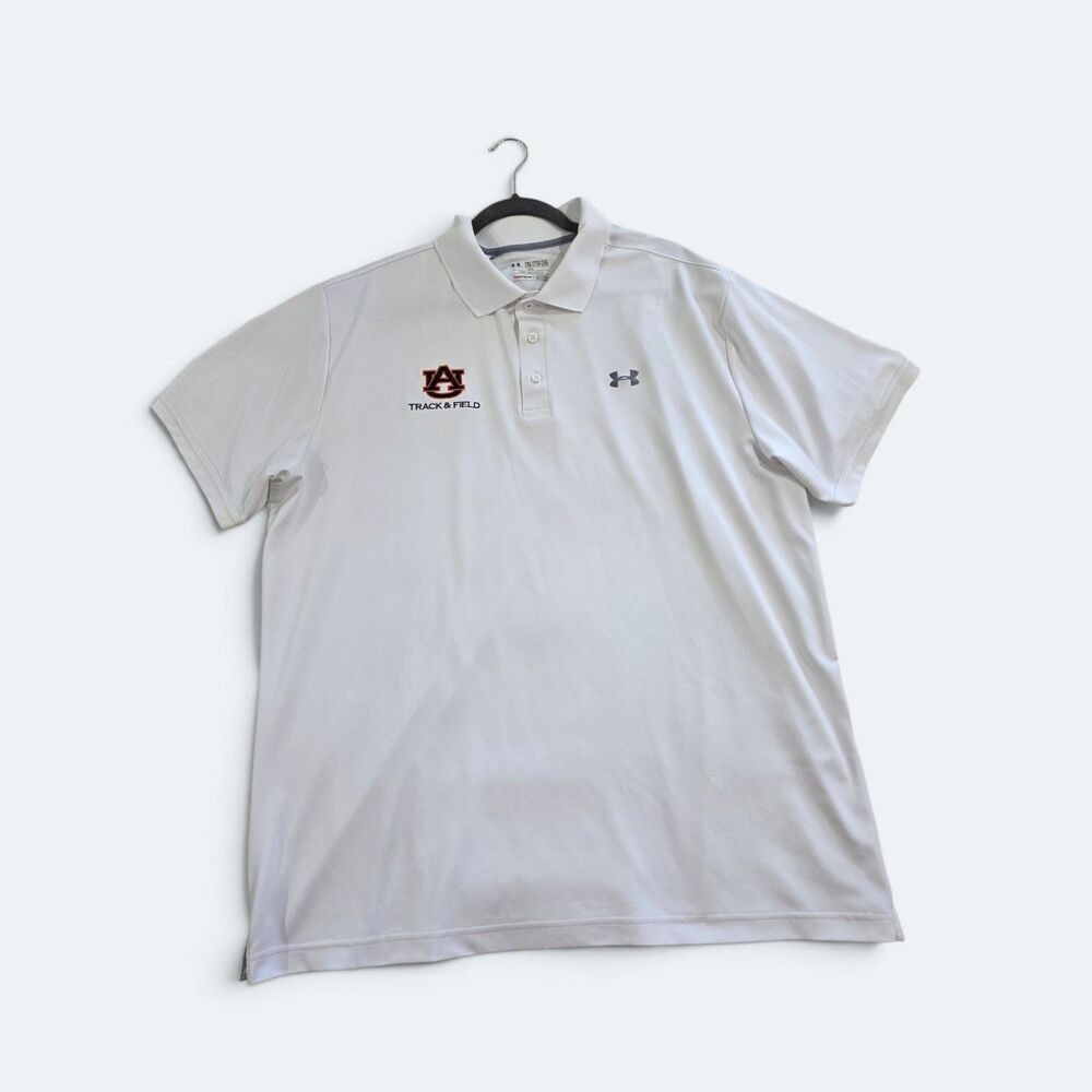 Auburn Tigers Under Armour Track & Field Coach Team Issue Performance Polo 2XL